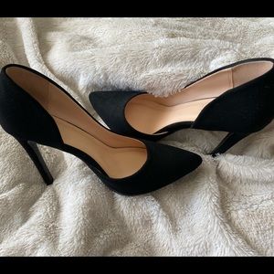 Black high heels